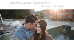 Desktop Screenshot of courtneyweldenphotography.com